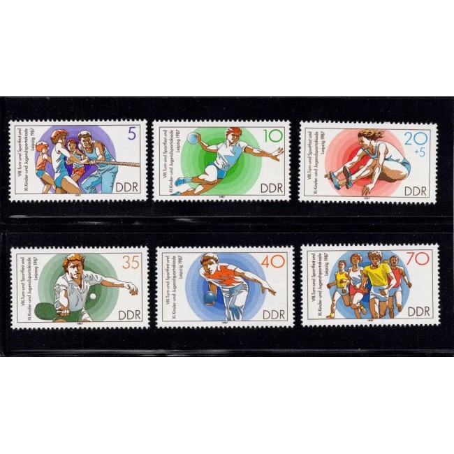 DDR 1987 - Sport, serie neuzata