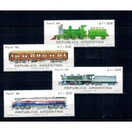 Argentina 1988 - Locomotive, serie neuzata
