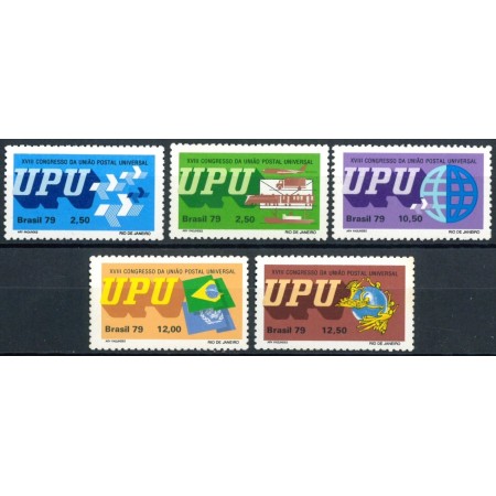 Brazilia 1979 - Congres UPU, transport, serie neuzata Brazilia 1979 - Congres UPU, transport, serie neuzata