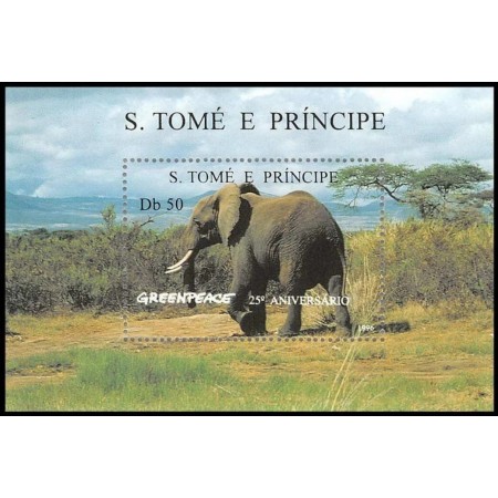 Sao Tome 1996 - Fauna, elefanți, colita neuzata Sao Tome 1996 - Fauna, elefanți, colita neuzata