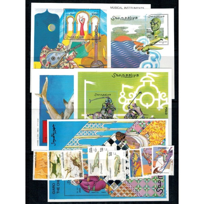 Somalia - Lot timbre si colite neuzate Somalia - Lot timbre si colite neuzate