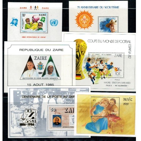 Zaire - Lot colite neuzate