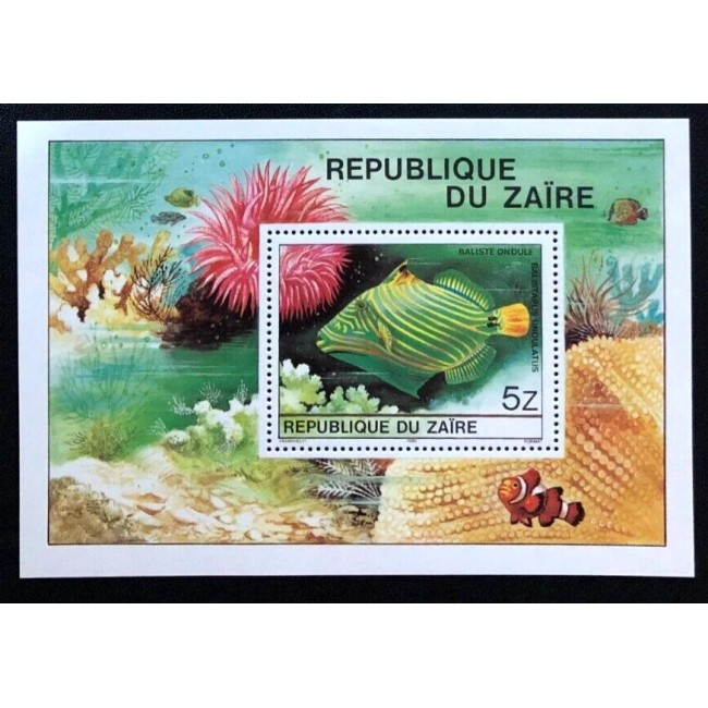 Zaire 1980 - Pești, fauna, colita neuzata