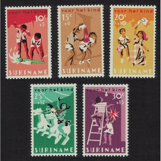 Suriname 1966 - Copii, jocuri, serie neuzata