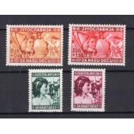 Iugoslavia 1940 - Pentru copii, binefacere, serie neuzata