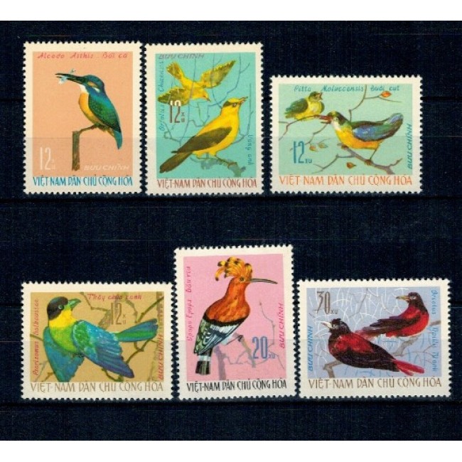Vietnam 9166 - Păsări, fauna, serie neștampilata Vietnam 9166 - Păsări, fauna, serie neștampilata