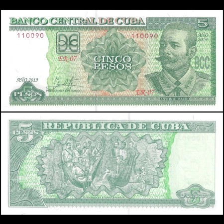 Cuba 2019 - 5 pesos UNC