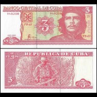 Cuba 2005 - 3 pesos, Che Guevara, UNC