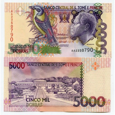 Sao Tome 1996 - 5000 dobras UNC