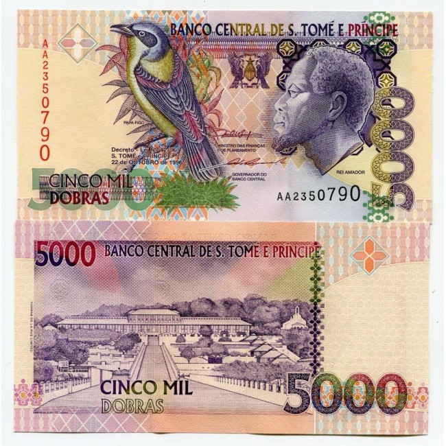 Sao Tome 1996 - 5000 dobras UNC Sao Tome 1996 - 5000 dobras UNC