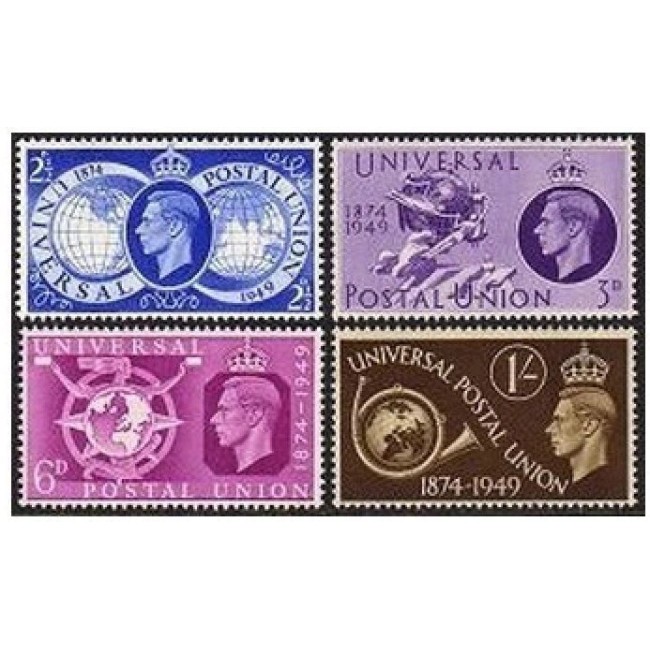 Marea Britanie 1949 - Aniversare UPU, serie neuzata Marea Britanie 1949 - Aniversare UPU, serie neuzata