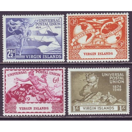 British Virgin Islands 1949 - Aniversare UPU, serie neuzata British Virgin Islands 1949 - Aniversare UPU, serie neuzata