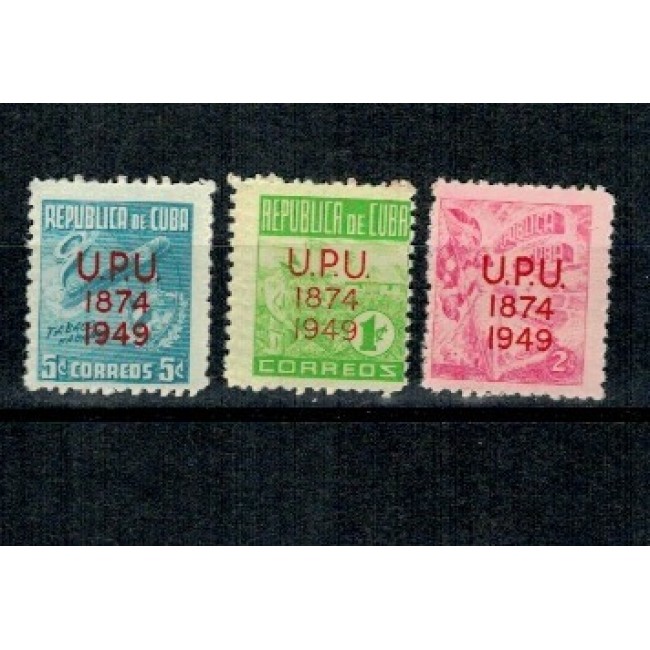 Cuba 1950 - UPU, supratipar, serie neuzata
