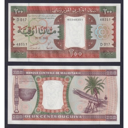 Mauritania 2002 - 200 ouguiya UNC