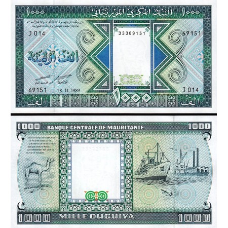 Mauritania 1989 - 1000 ouguiya UNC