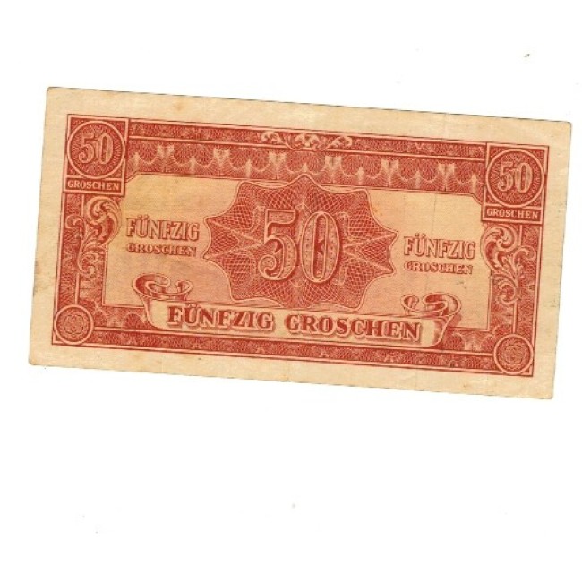 Austria 1944 - 50 groschen, ocupația aliata, circulata