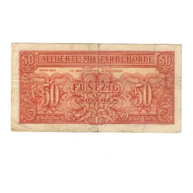 Austria 1944 - 50 groschen, ocupația aliata, circulata