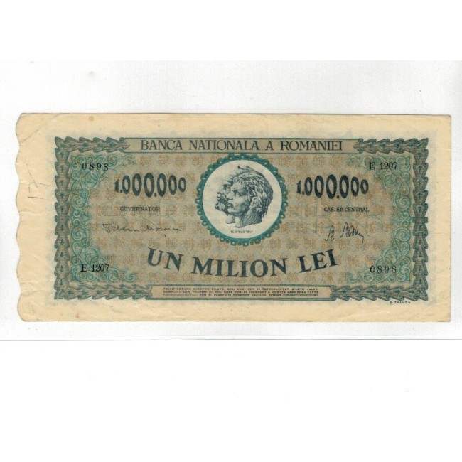 Romania 1947 - 1.000.000 lei, circulata Romania 1947 - 1.000.000 lei, circulata