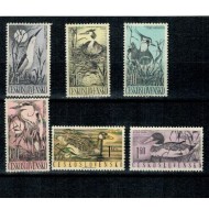 Cehoslovacia 1960 - Păsări de apa, fauna, serie neuzata