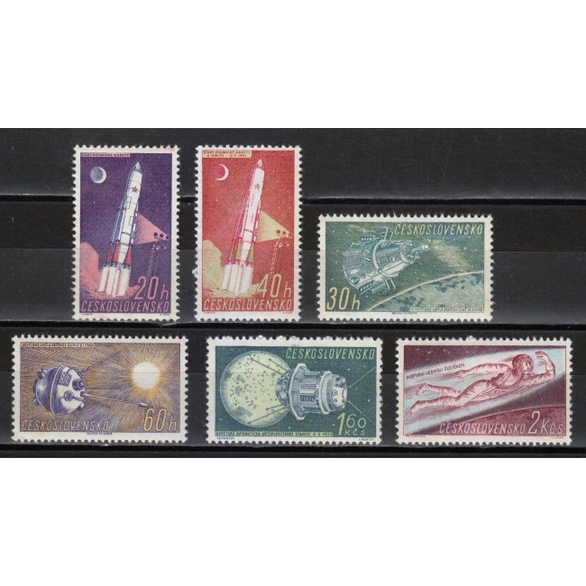 Cehoslovacia 1961 - Cosmonautica, serie neuzata