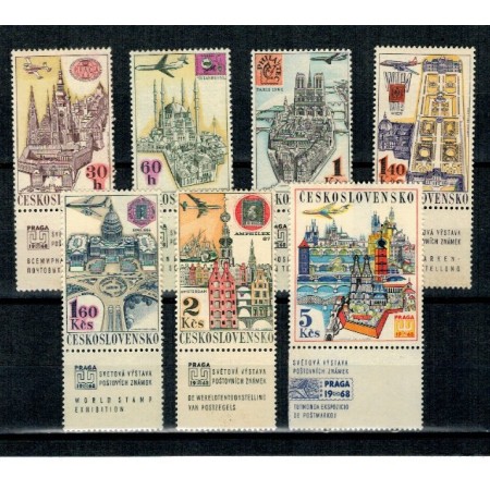 Cehoslovacia 1967 - Amphilex, avioane, serie neuzata