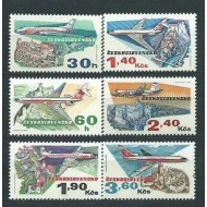 Cehoslovacia 1973 - Aviatie, avioane, serie neuzata