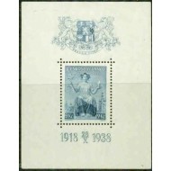 Cehoslovacia 1938 - Aniversarea republicii, colita neuzata