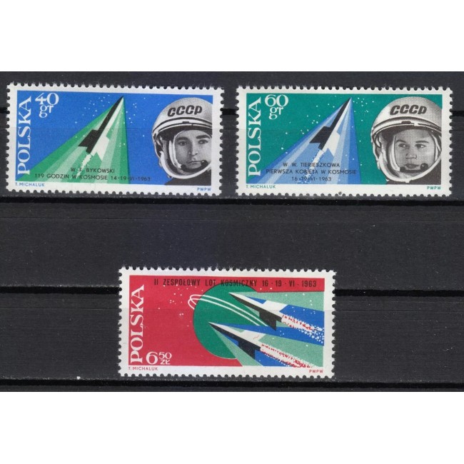 Polonia 1963 - Cosmonautica, Vostok5-6, serie neuzata