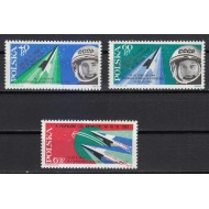 Polonia 1963 - Cosmonautica, Vostok5-6, supratipar, serie neuzata