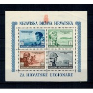 Croatia 1943 - Legionari croați, colita dantelata neuzata