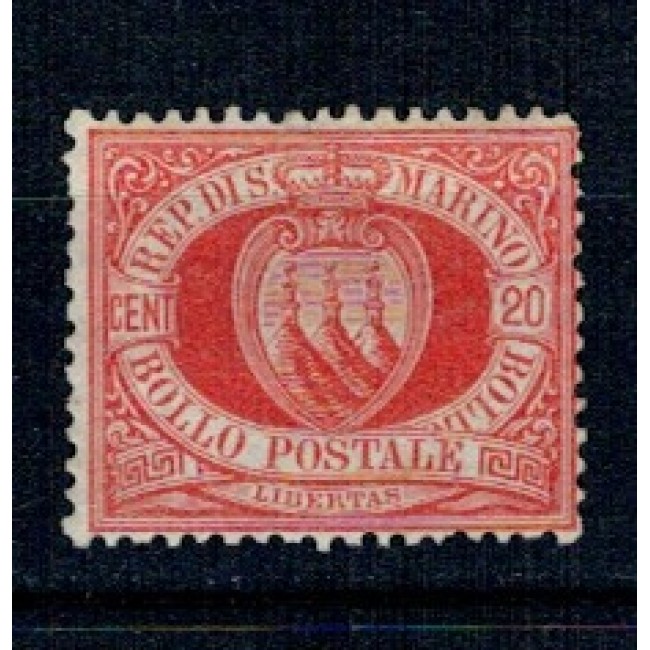 San Marino 1877 - Mi.No.3 neuzat San Marino 1877 - Mi.No.3 neuzat