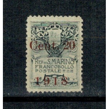 San Marino 1918 - Mi.No 52 neuzat San Marino 1918 - Mi.No 52 neuzat