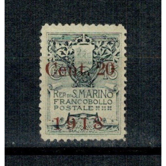 San Marino 1918 - Mi.No 52 neuzat San Marino 1918 - Mi.No 52 neuzat