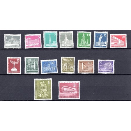 Berlin 1956 - Uzuale, clădiri, serie neștampilata Berlin 1956 - Uzuale, clădiri, serie neștampilata