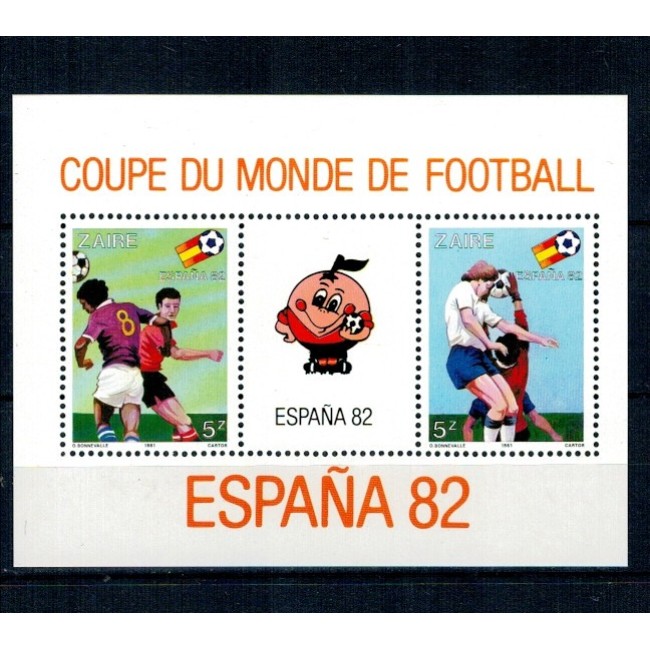 Zaire 1982 - Campionatul Mondial de Fotbal, colita neuzata