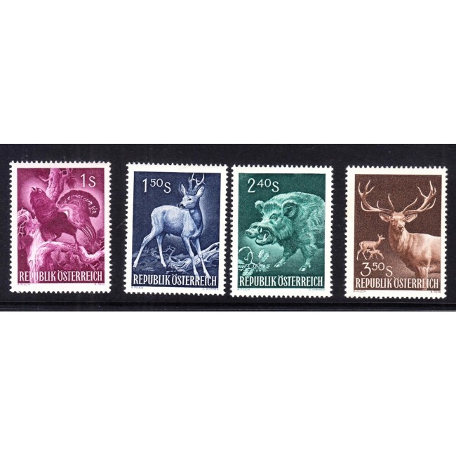 Austria 1959 - Fauna, vânătoarea, animale, serie neuzata