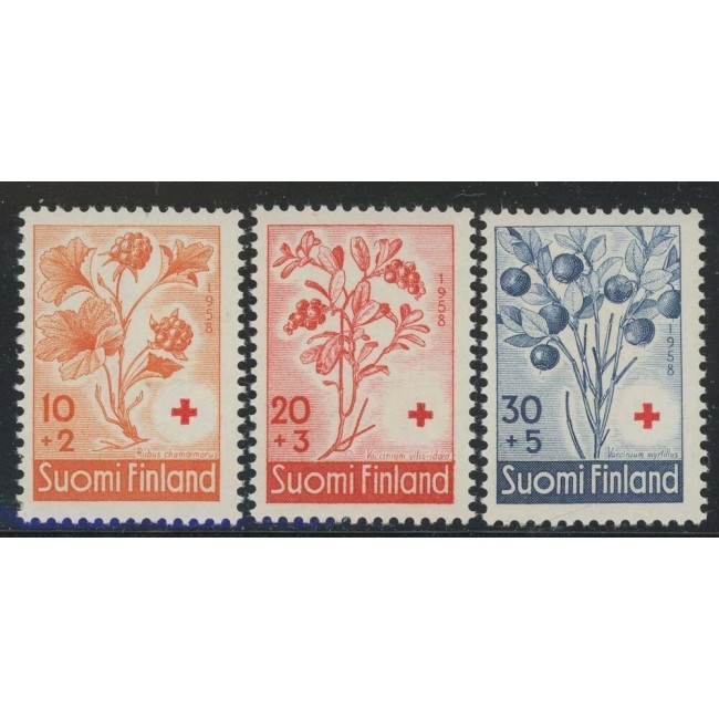 Finlanda 1958 - Crucea Rosie, serie neuzata Finlanda 1958 - Crucea Rosie, serie neuzata
