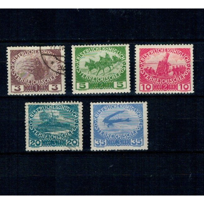 Austria 1915 - Pentru văduve si orfani, serie Austria 1915 - Pentru văduve si orfani, serie