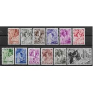 Belgia 1941 - Abația Orval, serie neuzata