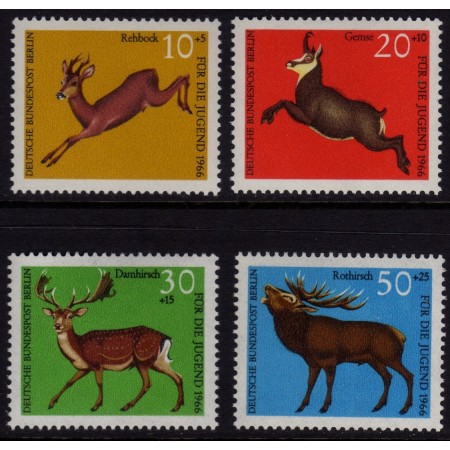 Berlin 1966 - Fauna, animale, serie neuzata Berlin 1966 - Fauna, animale, serie neuzata