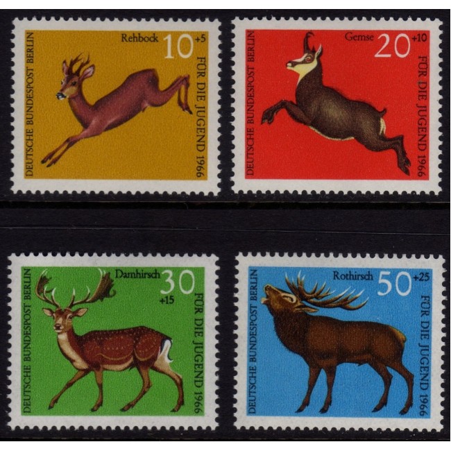 Berlin 1966 - Fauna, animale, serie neuzata Berlin 1966 - Fauna, animale, serie neuzata