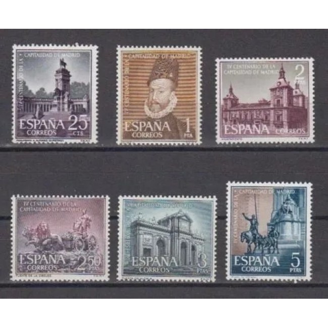 Spania 1961 - Madrid, vederi, serie neuzata Spania 1961 - Madrid, vederi, serie neuzata
