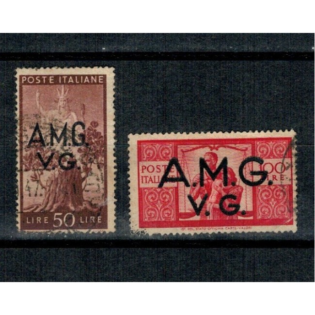 Trieste 1946 - Mi.No.20-21 stampilate Trieste 1946 - Mi.No.20-21 stampilate