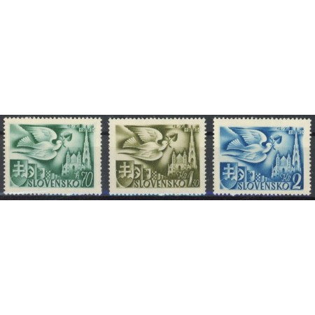 Slovacia 1942 - Congres postal, serie neuzata Slovacia 1942 - Congres postal, serie neuzata