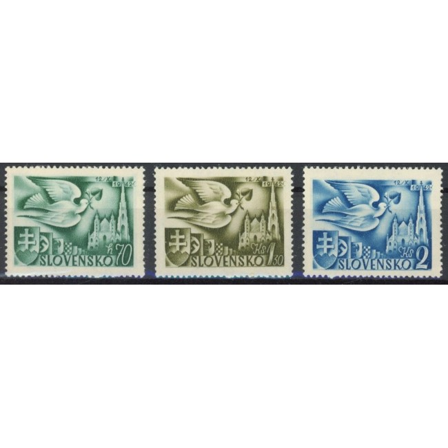 Slovacia 1942 - Congres postal, serie neuzata Slovacia 1942 - Congres postal, serie neuzata