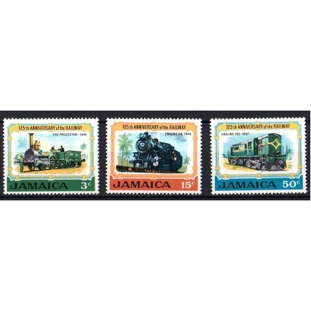 Jamaica 1970 - Locomotive, serie neuzata Jamaica 1970 - Locomotive, serie neuzata