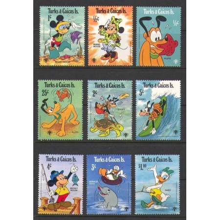 Turks&Caicos 1979 - Disney, desene animate, serie neuzata Turks&Caicos 1979 - Disney, desene animate, serie neuzata