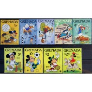 Grenada 1979 - Disney, desene animate, serie neuzata