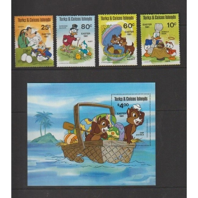Turks & Caicos 1981 - Pasti, Disney, serie si colita neuzata