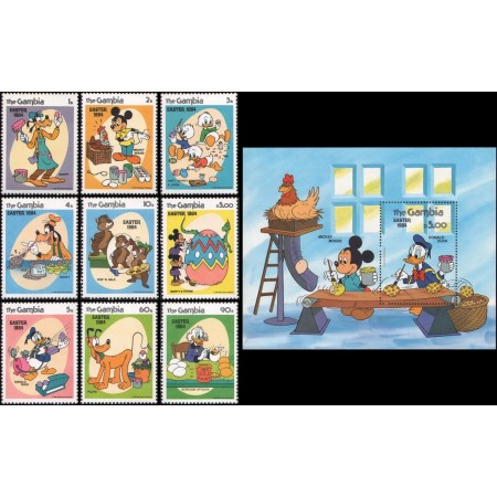 Gambia 1984 - Pasti, Disney, desene animate, serie si colita neuzata Gambia 1984 - Pasti, Disney, desene animate, serie si colita neuzata